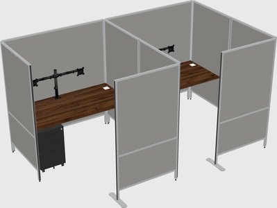 具有隐私的灵活面板系统