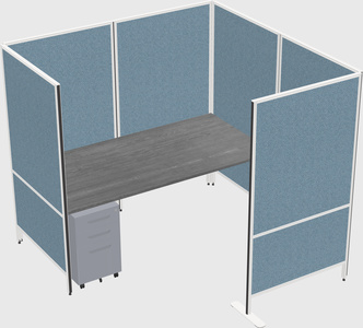 Flexible panel system with privacy