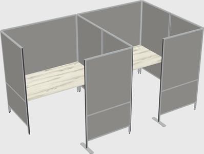 Flexible panel system with privacy