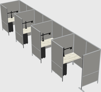 Small private panel system