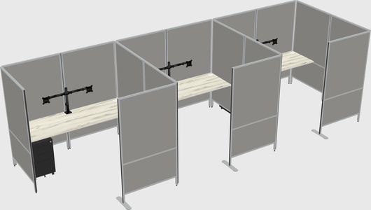 具有隐私的灵活面板系统