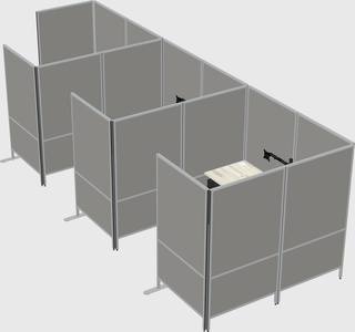 具有隐私的灵活面板系统