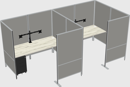Flexible panel system with privacy