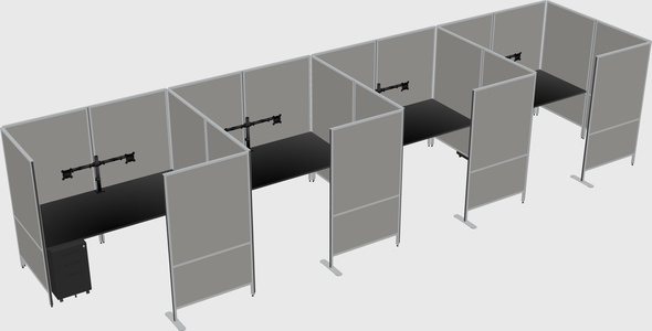 Système de panneaux flexibles avec confidentialité