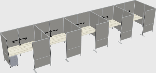 具有隐私的灵活面板系统