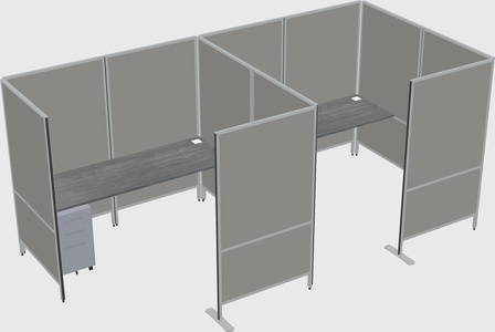 Flexible panel system with privacy