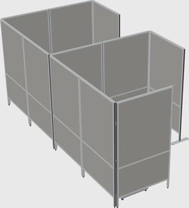 Flexible panel system with privacy