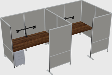 Système de panneaux flexibles avec confidentialité