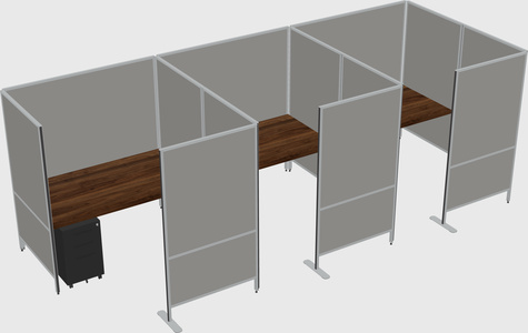 Flexible panel system with privacy