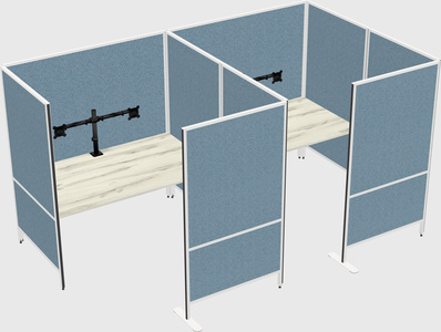 Flexible panel system with privacy