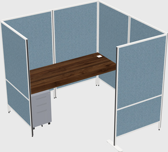 Flexible panel system with privacy