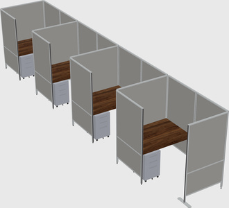 Small private panel system