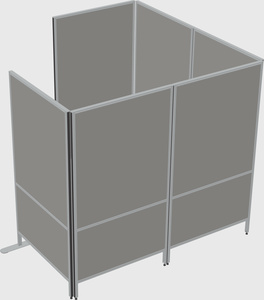 Flexible panel system with privacy