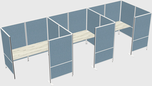 Flexible panel system with privacy