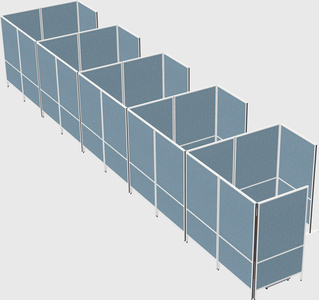 Flexible panel system with privacy