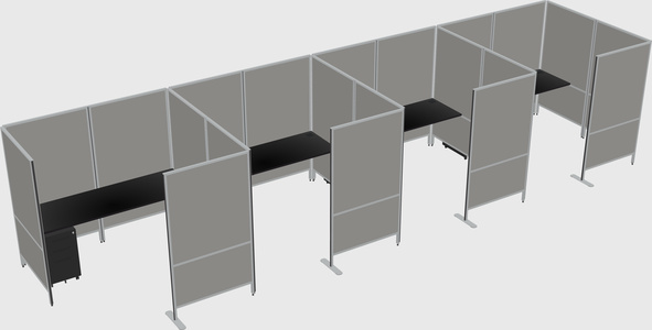 Système de panneaux flexibles avec confidentialité