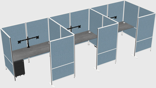 Système de panneaux flexibles avec confidentialité