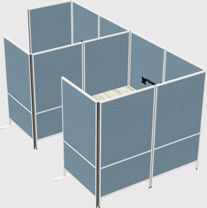 Flexible panel system with privacy