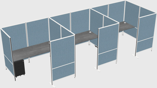 Système de panneaux flexibles avec confidentialité