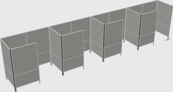 Small private panel system