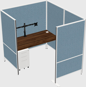 Flexible panel system with privacy