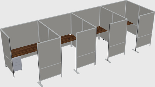 具有隐私的灵活面板系统