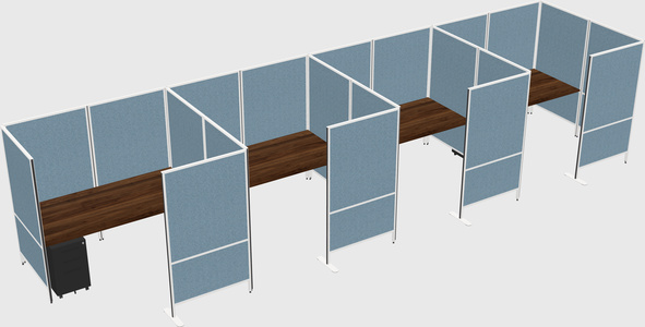 Système de panneaux flexibles avec confidentialité