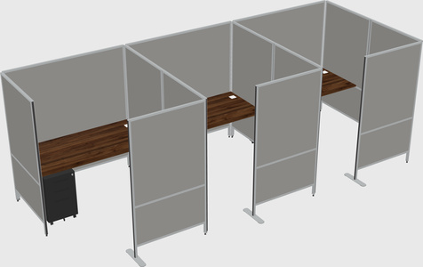 Flexible panel system with privacy