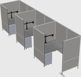 Small private panel system