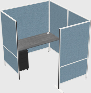 Flexible panel system with privacy
