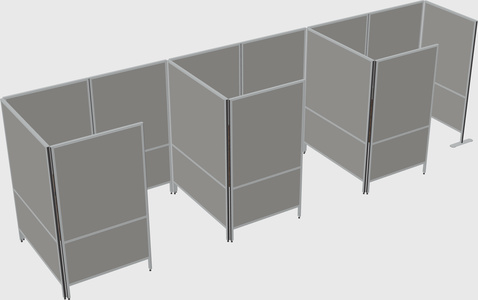 Small private panel system