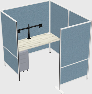 Système de panneaux flexibles avec confidentialité