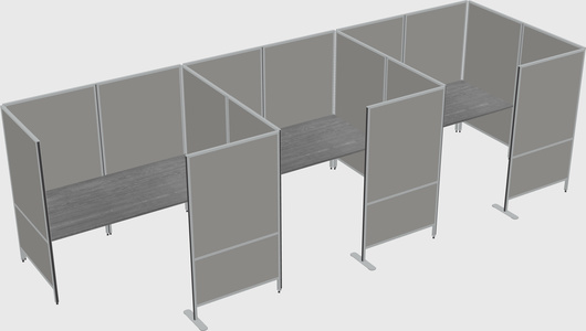 Flexible panel system with privacy