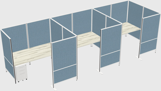 Système de panneaux flexibles avec confidentialité