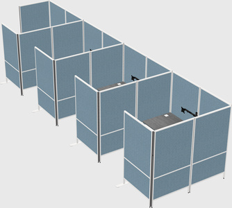 Flexible panel system with privacy