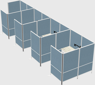 Flexible panel system with privacy