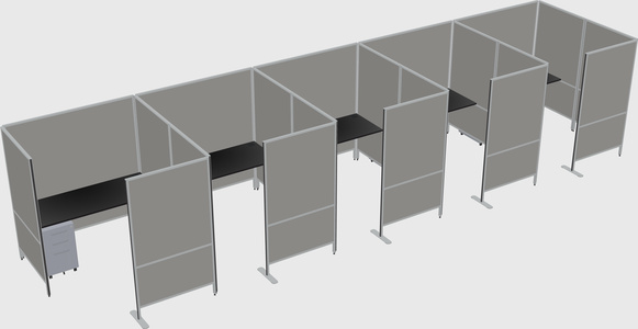 具有隐私的灵活面板系统