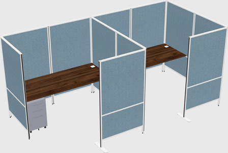 Flexible panel system with privacy