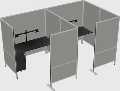 Système de panneaux flexibles avec confidentialité
