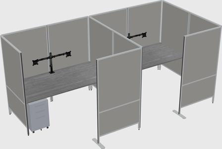 Flexible panel system with privacy