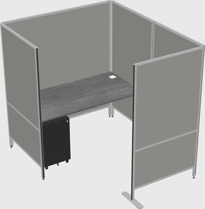 Flexible panel system with privacy