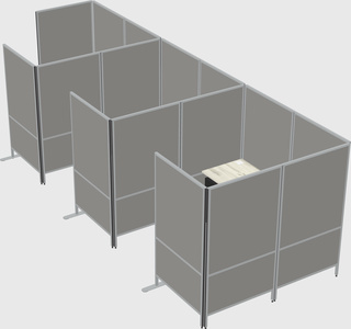 具有隐私的灵活面板系统