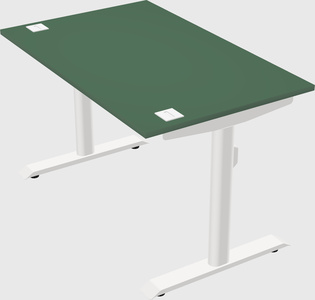 Dual motor electric desk