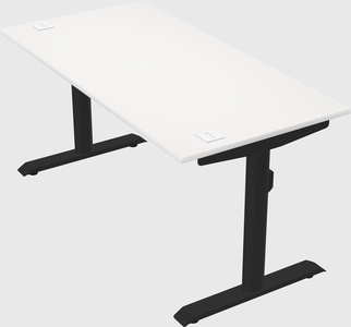 Dual motor electric desk