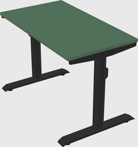 Dual motor electric desk