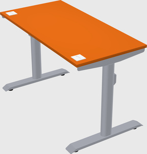 Dual motor electric desk