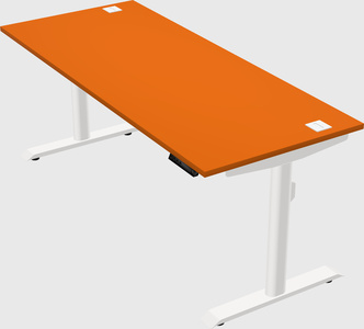 Dual motor electric desk