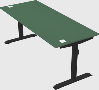 Dual motor electric desk