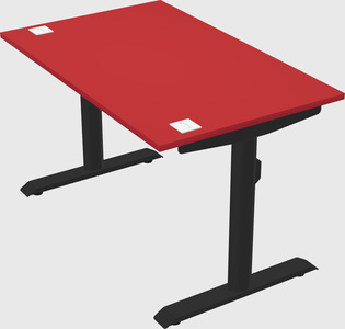 Dual motor electric desk