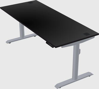 Dual motor electric desk